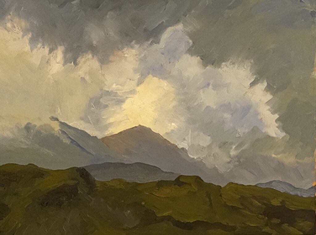 Scafell from Hardnott James Coulter Artist UK