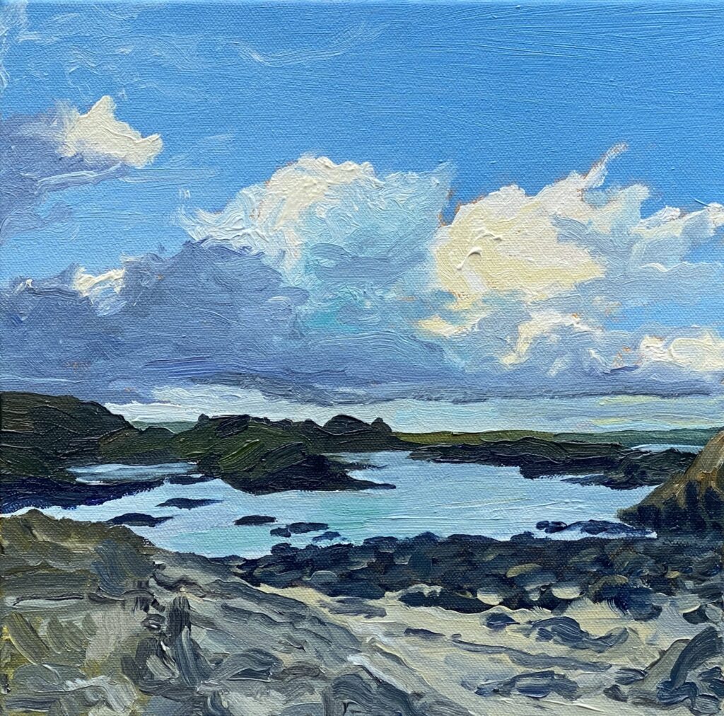 Across The Rocks Ballintoy Artist James Coulter UK